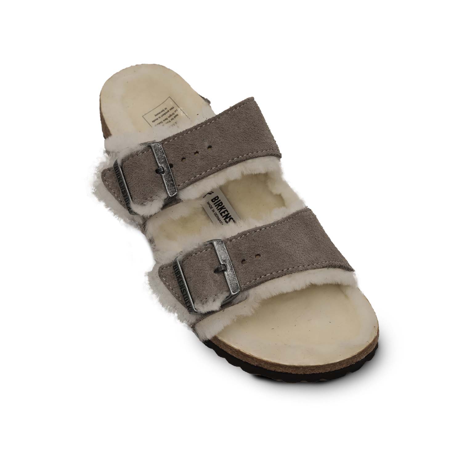 Birkenstock Arizona Shearling Stone